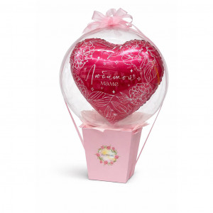 Бабл-бокс шар сердечко